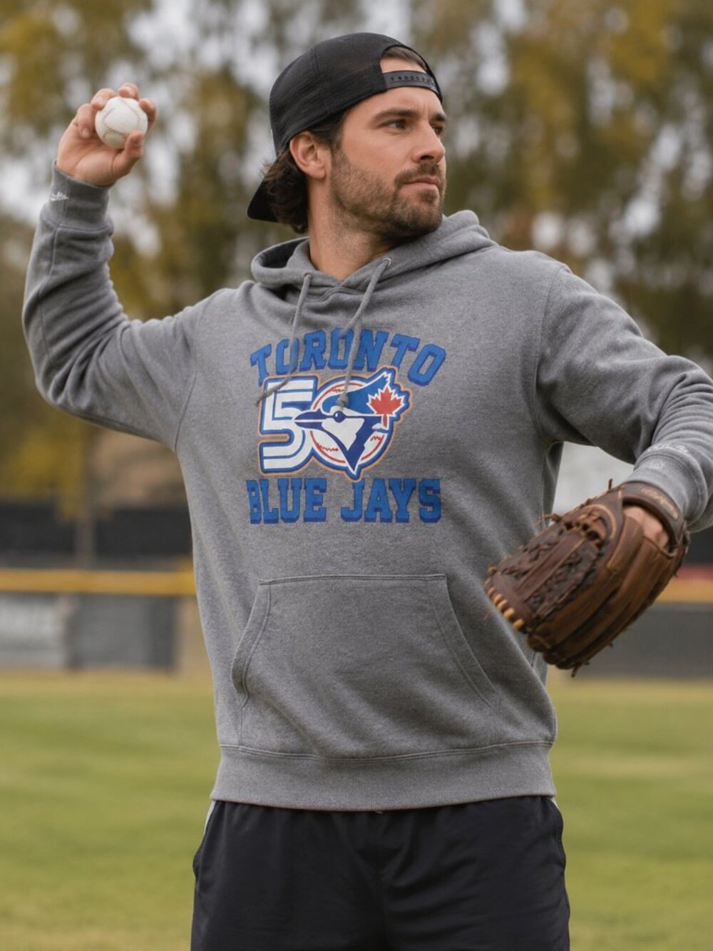 Mens MLB Toronto Blue Jays Hoodie - XL